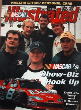 NASCAR ILLUSTRATED MAGAZINE 2003 AUG - STAR'S CARS